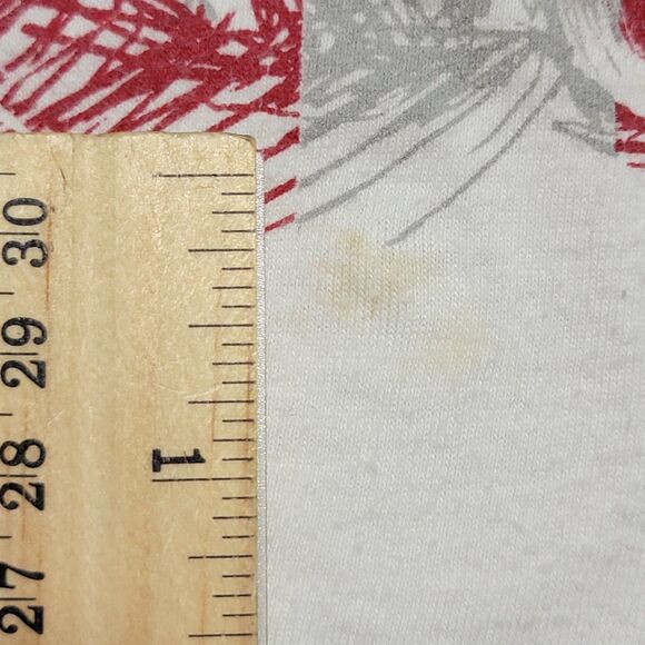 Tractor Supply Co SS White Tee Star Spangled Dog - Picture 4 of 5